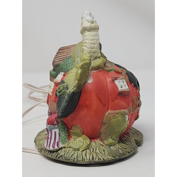 Ceramic Halloween House Pumpkin Hollow Orange Mouse Ghost‎ Cottage Decoration - Picture 5 of 10